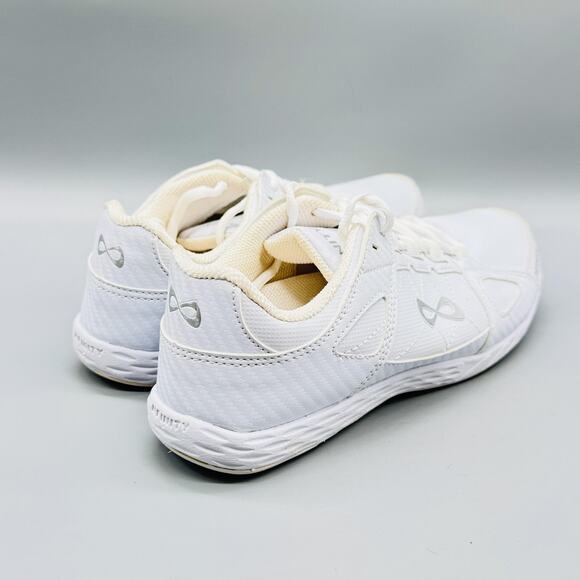 Nfinity Shoes Womens 9 White Rival Cheer Cheerleading Low Top Athletic Sneakers - Picture 8 of 12